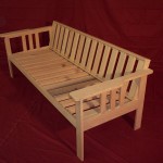 Rea Couch - Solid American Oak Hardwood