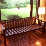 Rea Couch - Solid Oak Hardwood