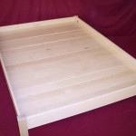 Solid Maple Platform Bed with Full Slats