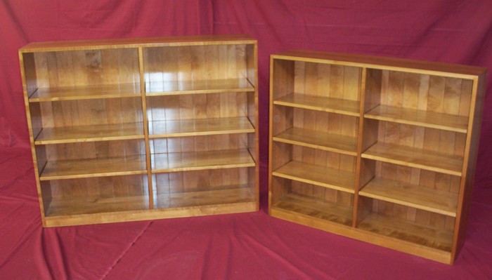 Solid Birch Custom Bookshelves