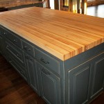 Borders Kitchen - Solid American Hardwood Island with Butcher Block Top