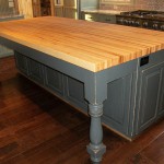 Borders Kitchen - Solid Hardwood Butcher Block Top Island