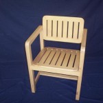 Bailey Slat Chair with Swivel back
