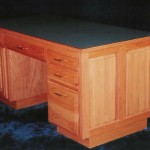 Solid Oak Hardwood Executive Desk
