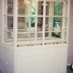 Solid Hardwood Glass Curio