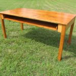Evans Solid Wood Desk Stained