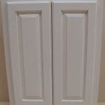 Medicine Cabinet White With Gold Glaze