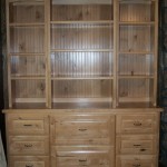 Knotty Alder Bookcase