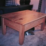 Solid Knotty Hickory Coffee Table