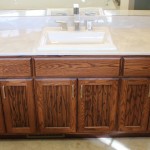Manning Red Oak Clipped Vanity