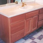 Natural Hardwood Square Raised Panel Vanity