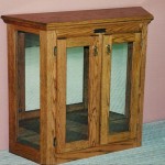 Solid Oak Curio