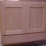 Redfield Custom Flat Panel Vanity With Toe Kick Drawer
