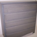 Robinson Custom 5 Drawer Grey Dresser
