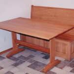 Makara - Solid Oak Hardwood Bench & Trestle Table