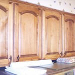 Utility Room - Maple Arched Panel Cabinets