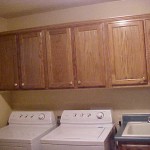 Oak Utility Room Cabinets