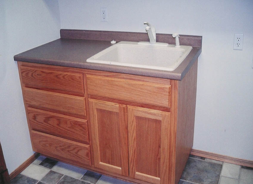 Custom Laundry Room And Utility Room Cabinets