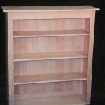 Solid White Oak Bookcase Unfinished