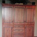 Solid Oak Over Sized Armoire