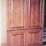 Square Raised Panel Armoire