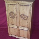 Hand Carved Armoire