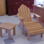 Solid Cyprus Adirondack Chairs $250.00