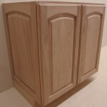 Nichols Solid Red Oak Raised Panel Guest Vanity