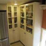 Custom Corner Cabinets With Glass