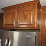 Raised Panel Refrigerator Cabinet
