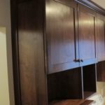 Flat Panel Wall Cabinet With Microwave Storage