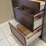 Custom Flat Panel Drawer Bank