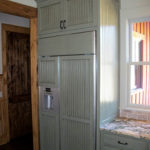 Custom Refrigerator Cabinet With Appliance Panels