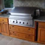 Grill Cabinet With Drawer Bank