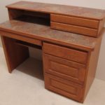 Oak Desk With Riser