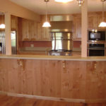 Knotty Alder Kitchen & Island