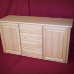 Custom Dresser With Natural Finish