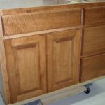 Stained Raised Panel Vanity