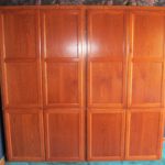 Custom Red Oak Armoire