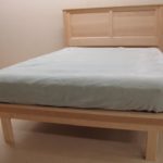 Maple Flat Panel Bed