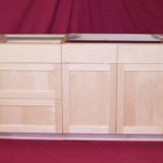 Custom Flat Panel Solid Wood Cabinet