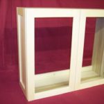 Solid Maple Cabinet Ready For Glass
