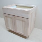 Solid Wood Flat Panel Printer Cabinet