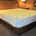 King Red Oak Bed